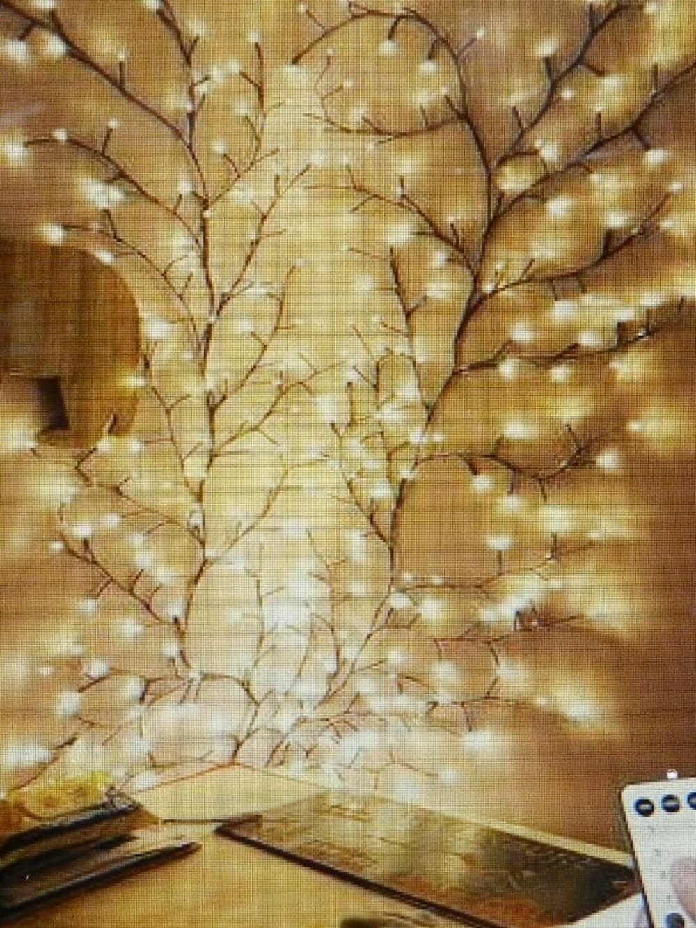 Enchanted Willow Vine Lights with Remote Christmas Indoor Decor 2 Vines NIB NEW
